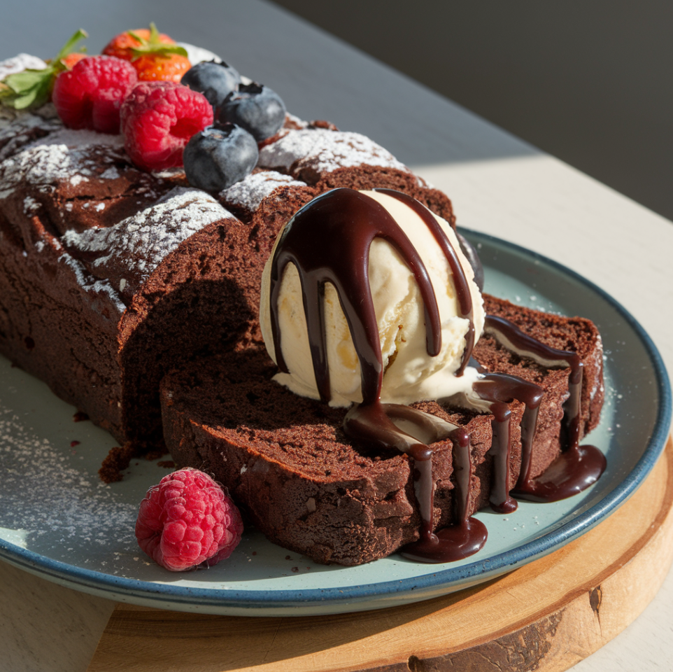 Decadent Chocolate Fudge Loaf