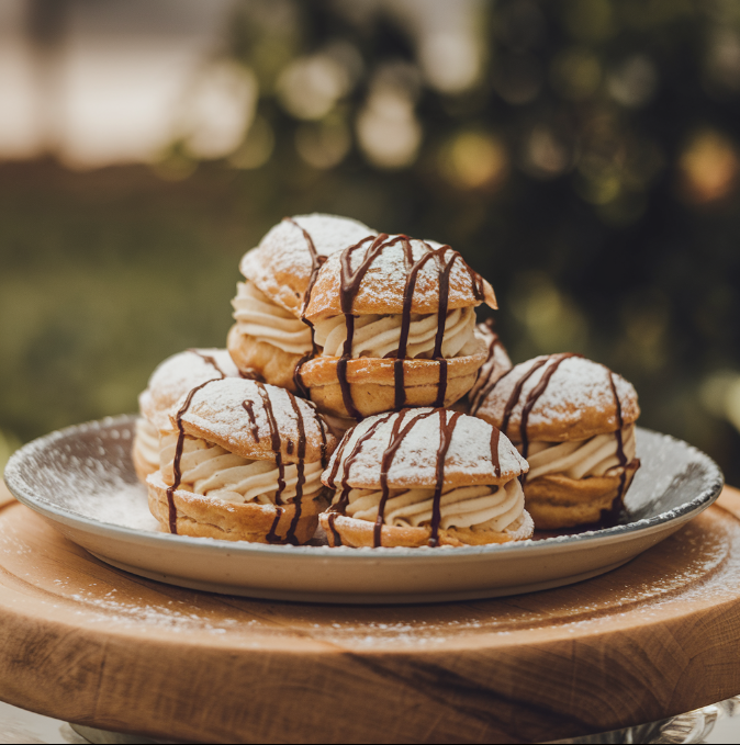 Light & Creamy Choux Pastry Bites