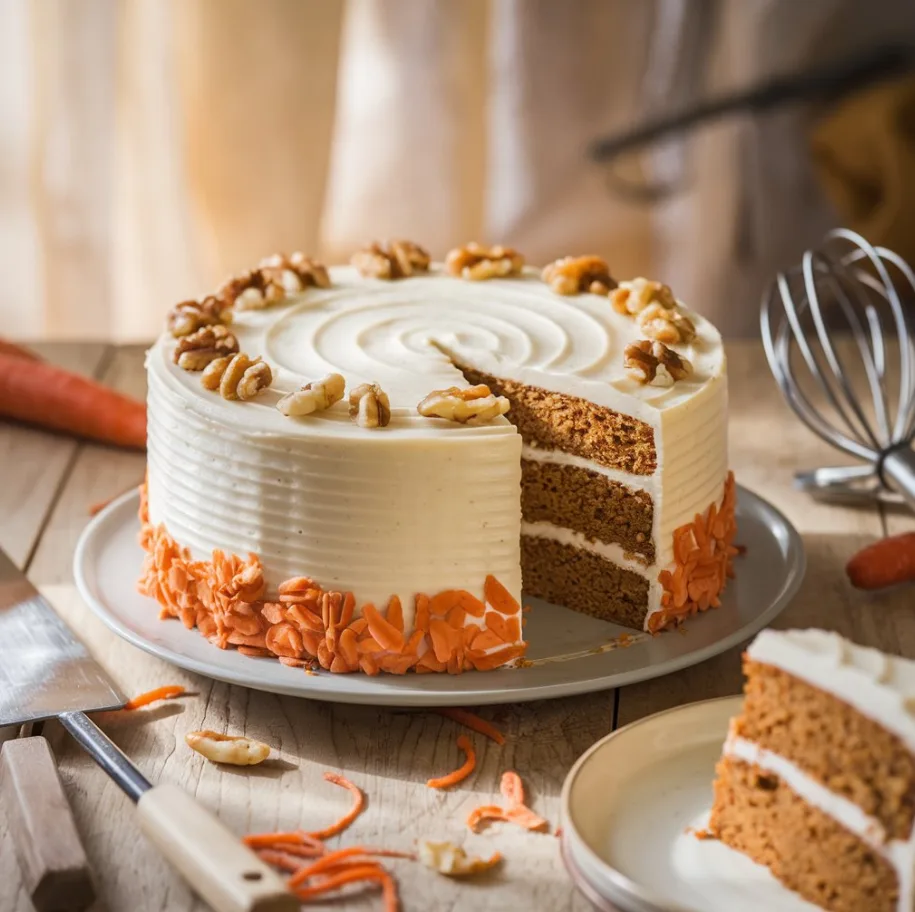 Carrot Cake Recipe - Deliciously Moist