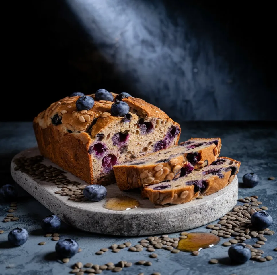 Blueberry Lentil Bread Recipe