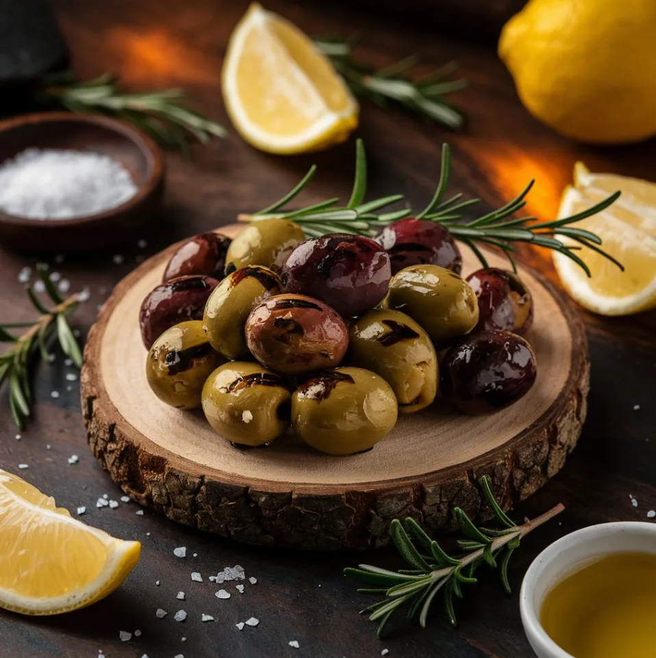 Grilled Olives Recipe