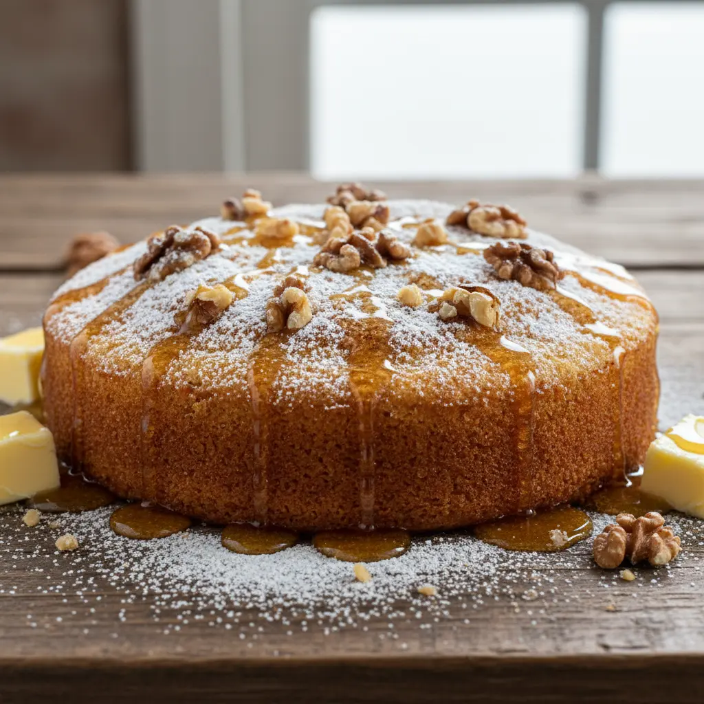 Traditional North African feast with Chamiya and Rechta dishes displayed