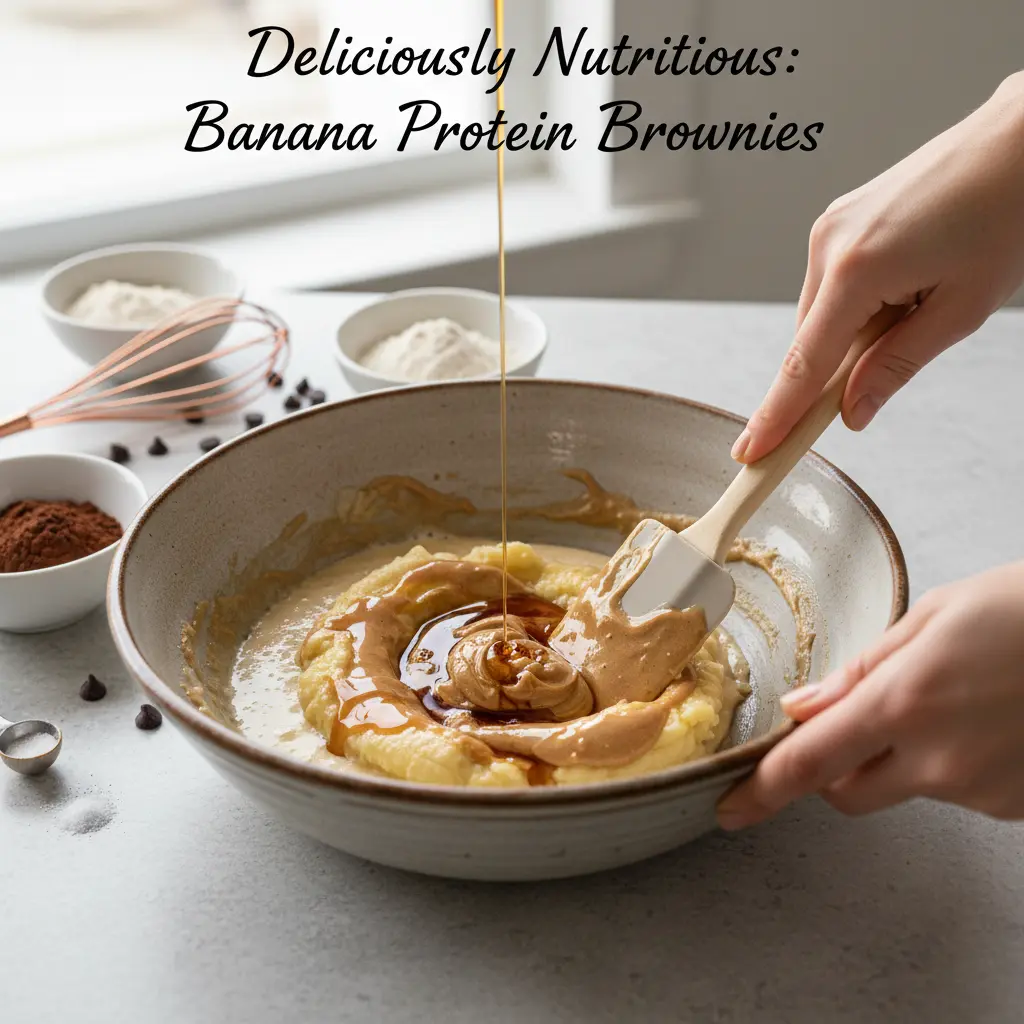 Banana Protein Brownies