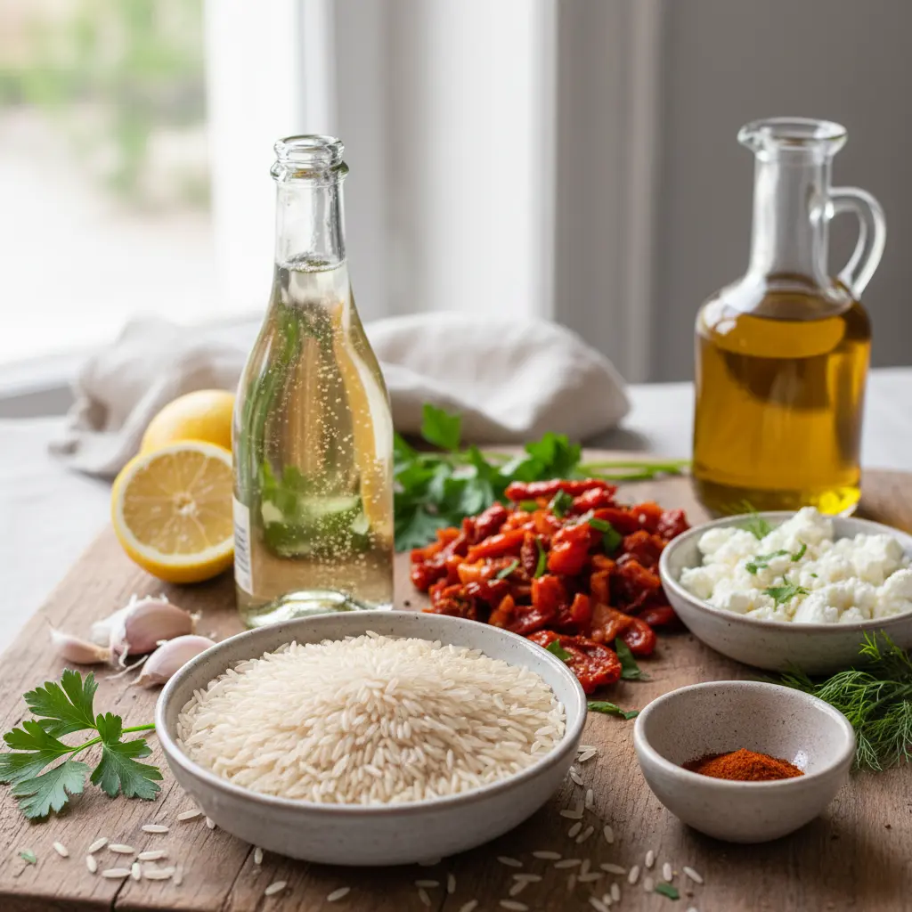Ingredients for Cava Rice