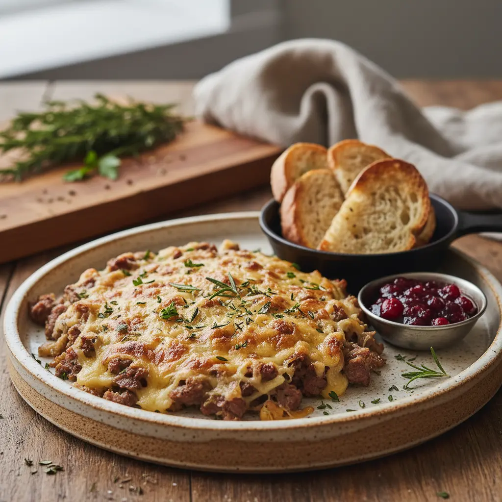 Gourmet Grouse Cheese Dish