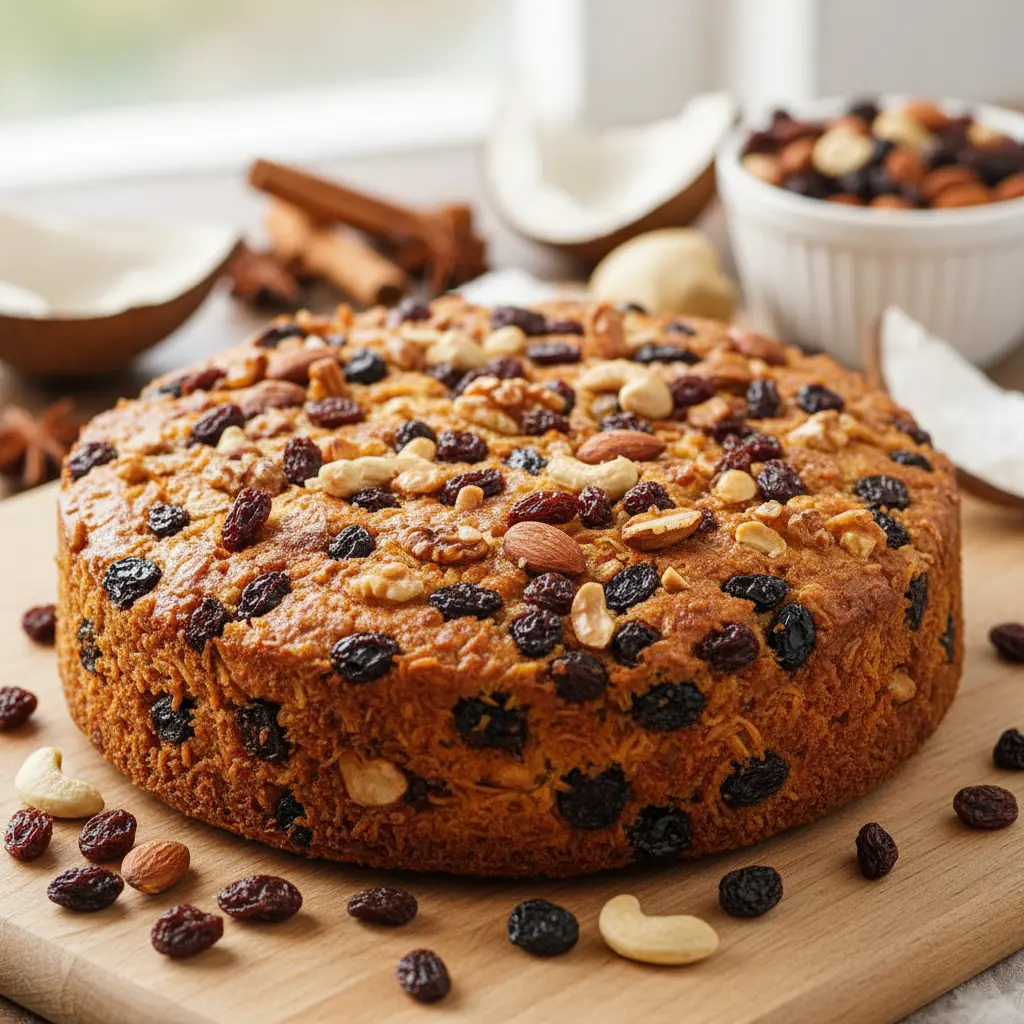 Jamaican Toto variation, adding raisins and nuts.